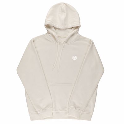 MOLETOM CANGURU LOGO OFICIAL - OFF WHITE