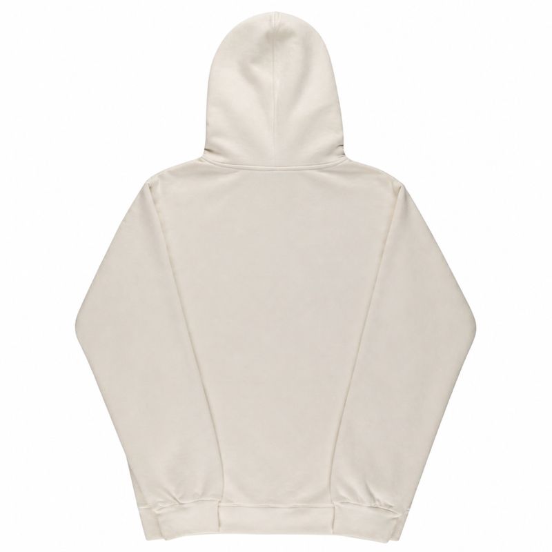MOLETOM CANGURU LOGO OFICIAL - OFF WHITE