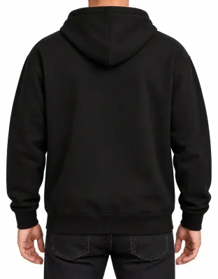 MOLETOM CANGURU LOGO OFICIAL - PRETO