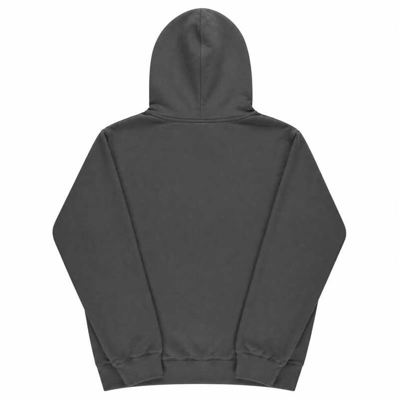 MOLETOM CANGURU LOGO OFICIAL - CINZA