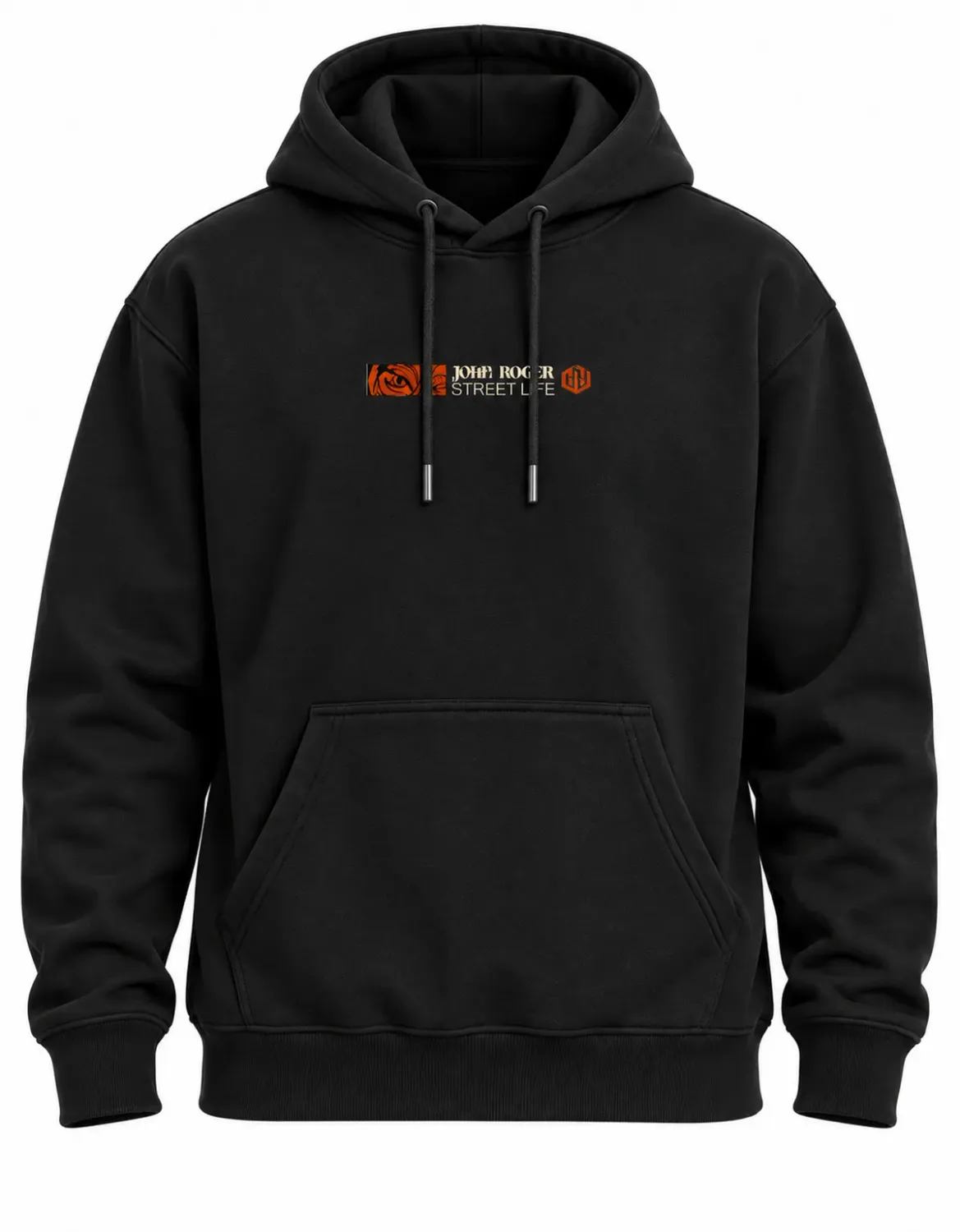 MOLETOM CANGURU TIGER - PRETO