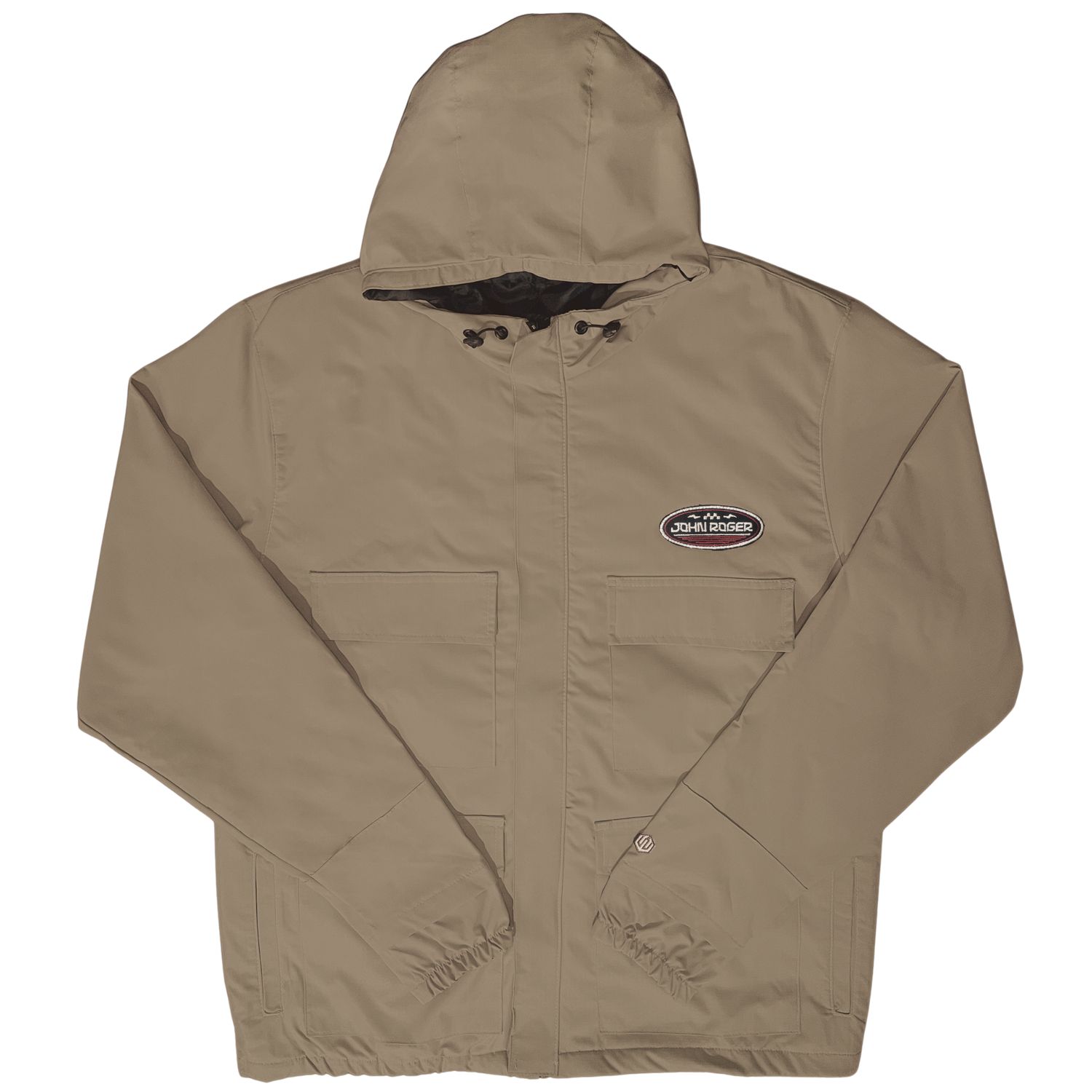 JAQUETA CARGO RIP STOP JOHN ROGER - CAQUI