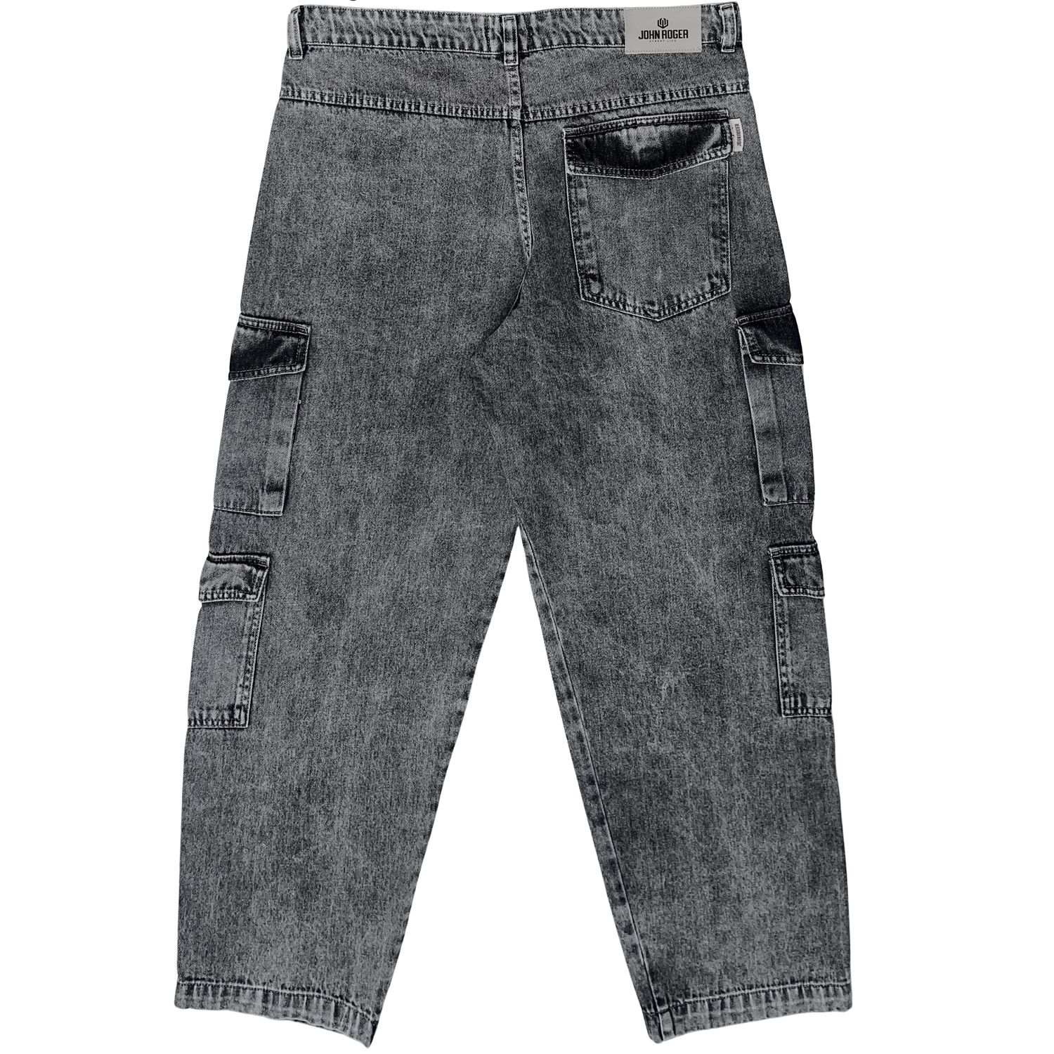 CALÇA COZ OVERSIZED CARGO JEANS JOHN ROGER -