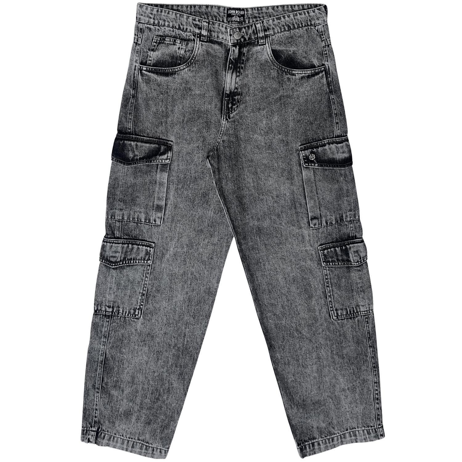 CALÇA COZ OVERSIZED CARGO JEANS JOHN ROGER -