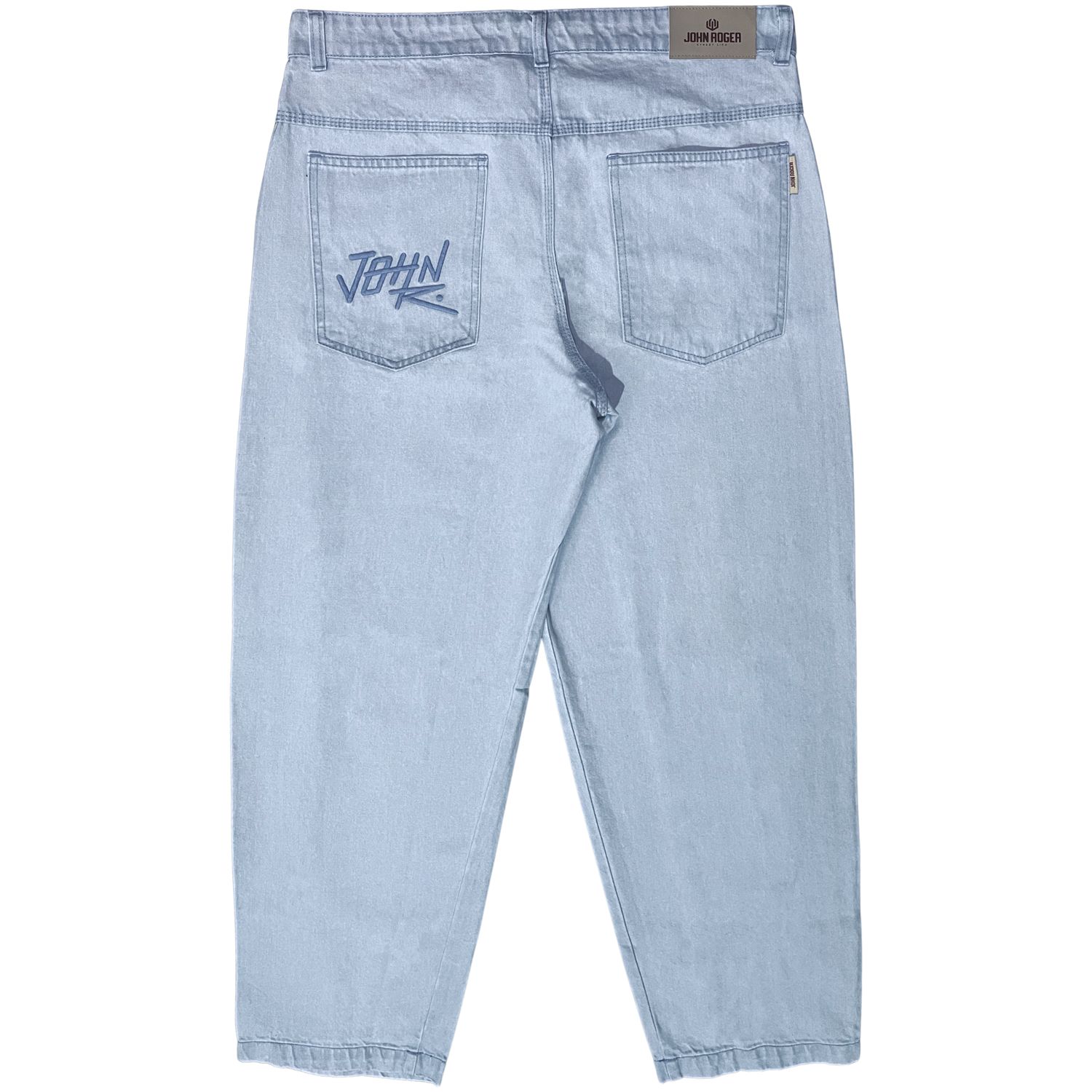 CALÇA JEANS COZ OVERSIZED JOHN ROGER - DELAVE MÉDIO