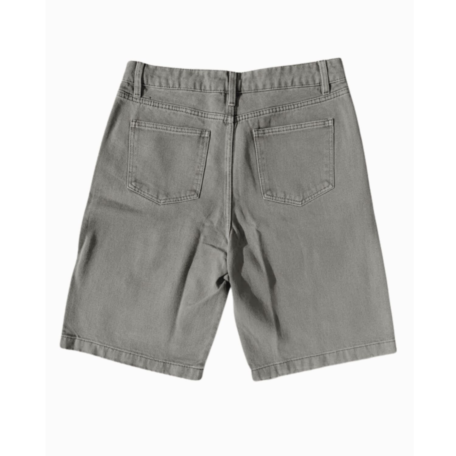 BERMUDA BAGGY COZ JEANS - CINZA