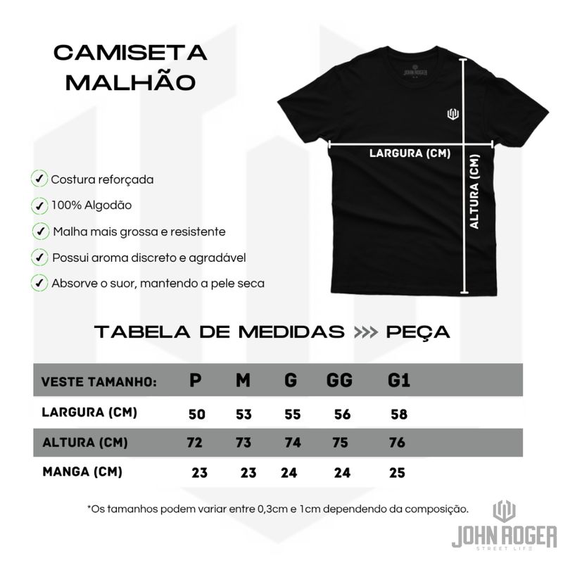 CAMISETA MALHÃO LOGO OFICIAL - OFF WHITE