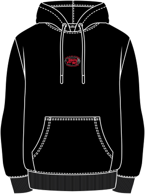 MOLETOM CANGURU LABEL - PRETO