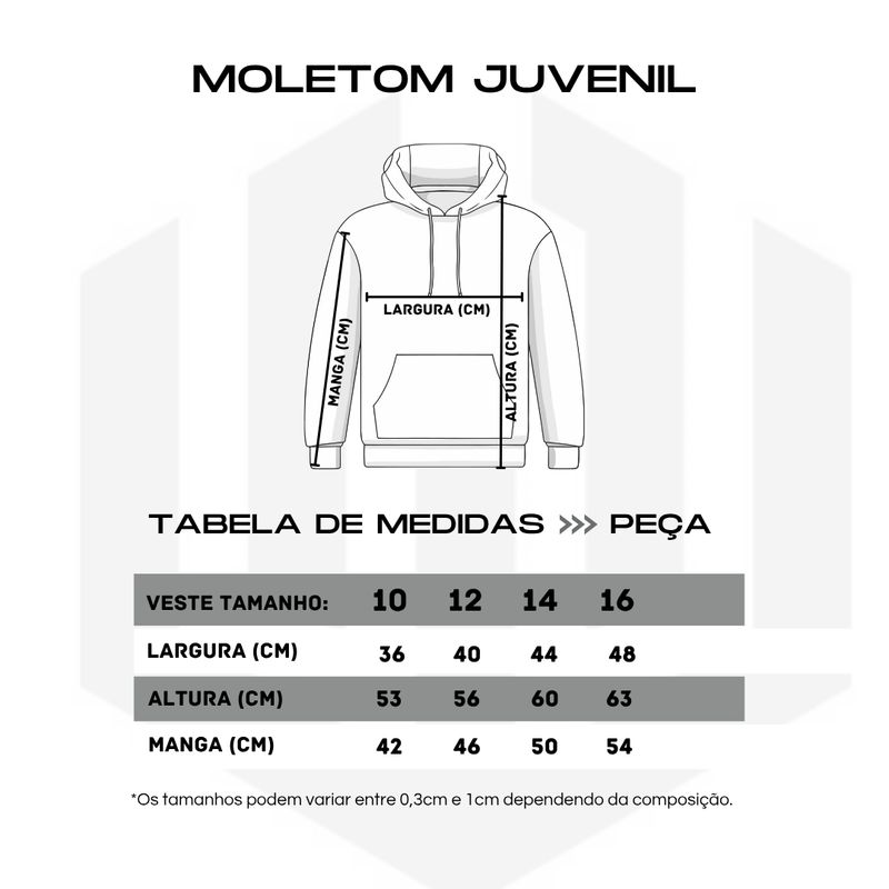 MOLETOM JUVENIL CHAMPION - PRETO