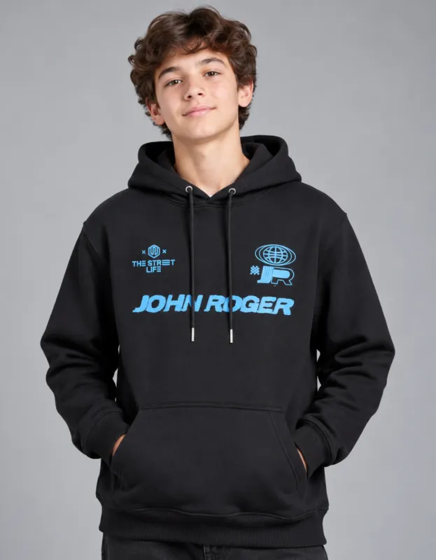 MOLETOM JUVENIL CHAMPION - PRETO