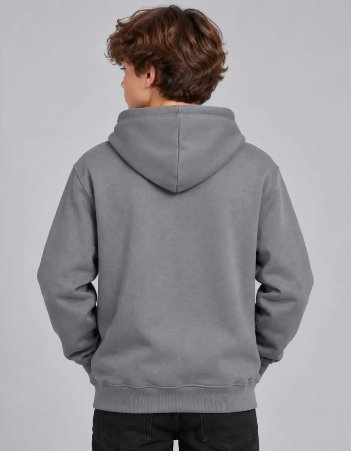 MOLETOM JUVENIL LIQUID - CINZA