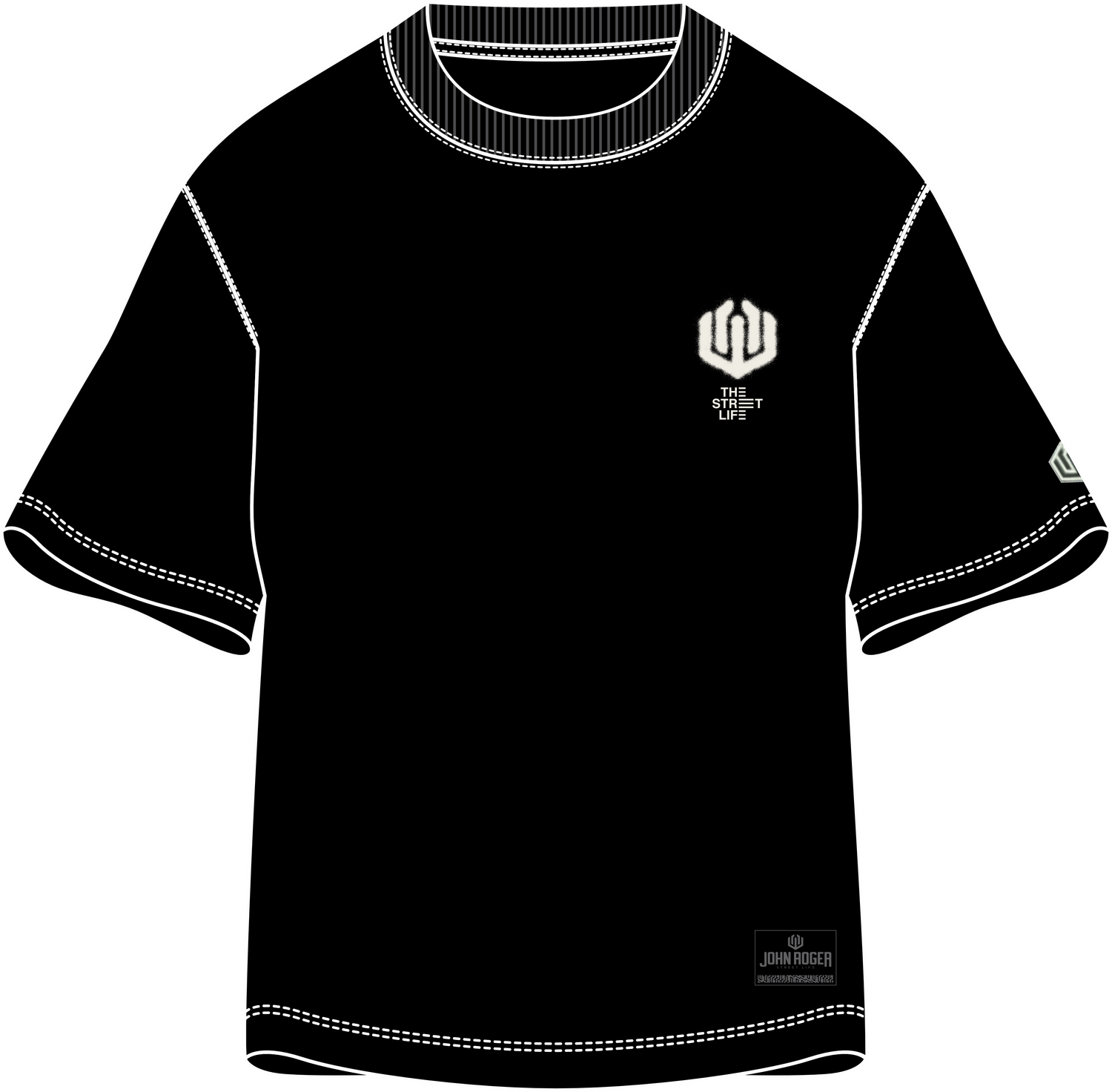 CAMISETA MALHÃO OVERSIZED PROJECT - PRETO