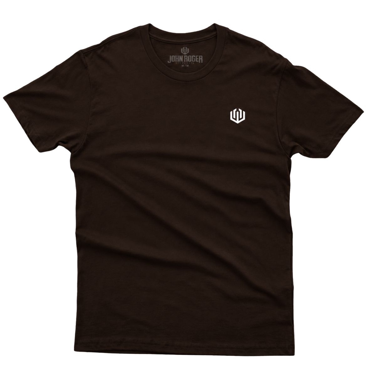 CAMISETA BASIC LIGHT LOGO OFICIAL - MARROM - BIG