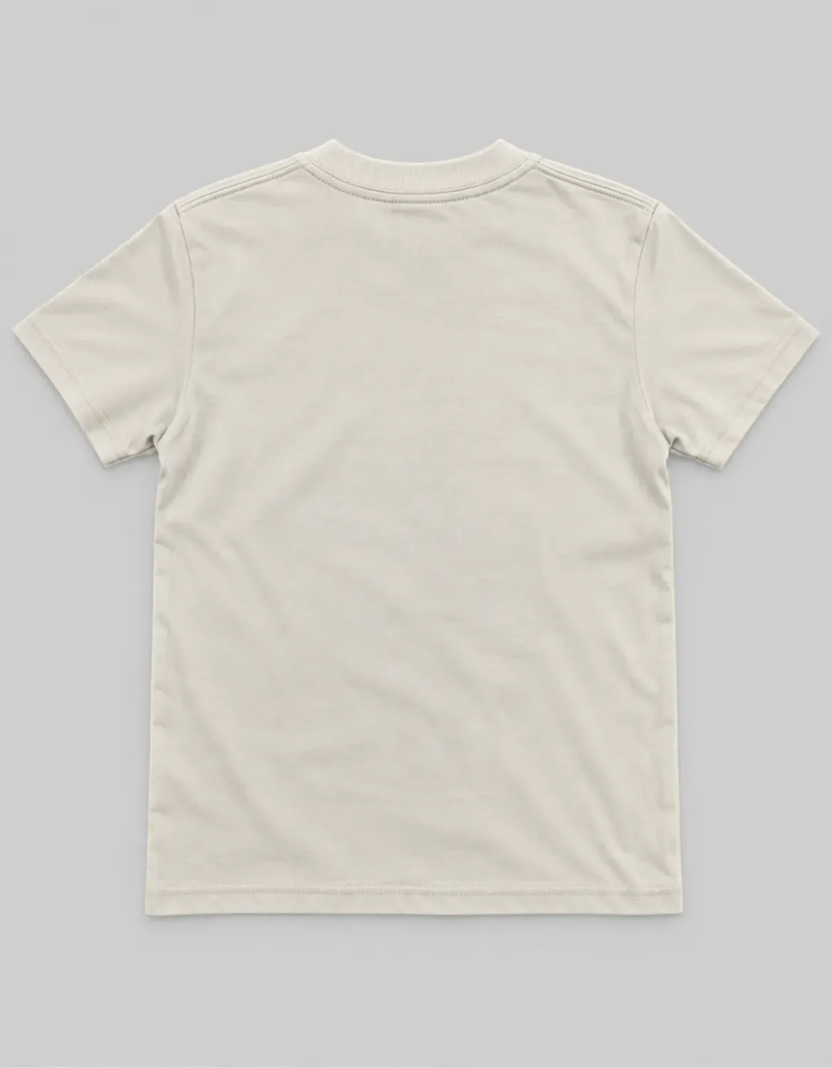 CAMISETA JUVENIL BASIC LIGHT  LOGO OFICIAL - OFF WHITE