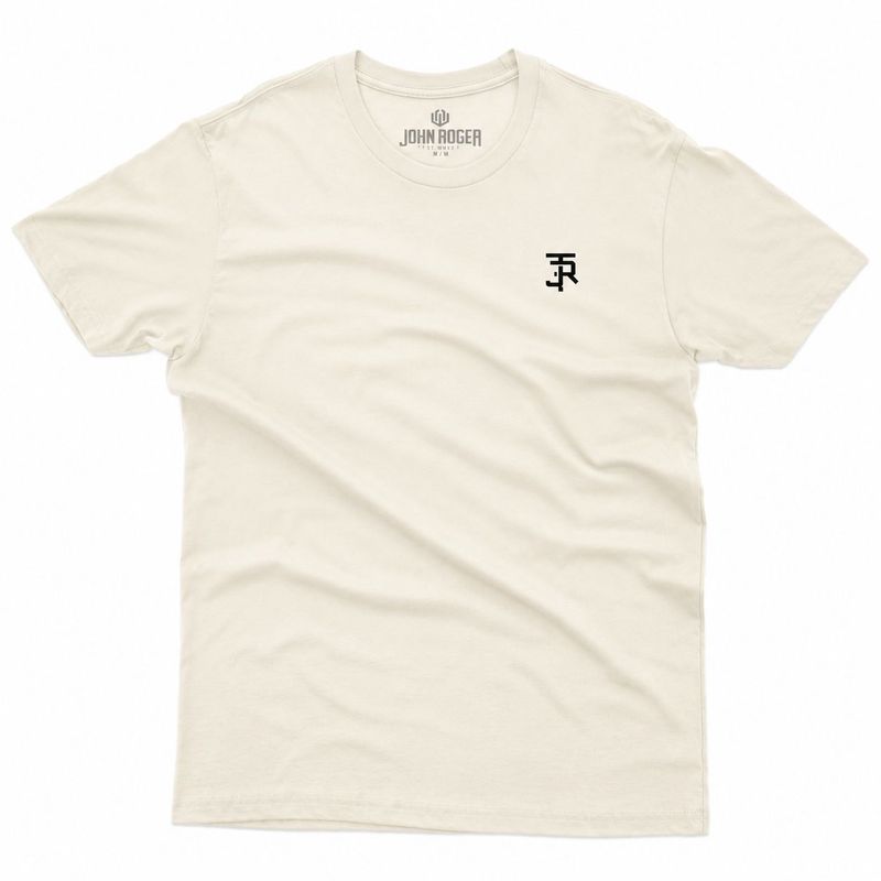 CAMISETA JUVENIL BASIC LIGHT JR LOGO - OFF WHITE