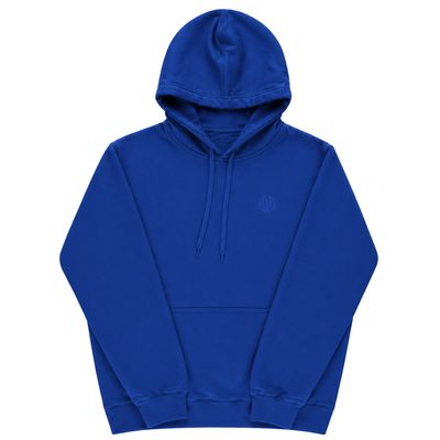MOLETOM CANGURU LOGO OFICIAL - AZUL FRANÇA