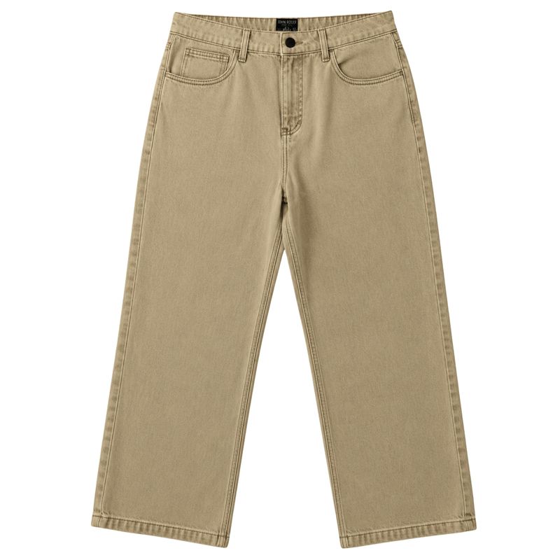 CALÇA BAGGY COZ - JEANS BEGE