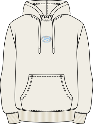 MOLETOM CANGURU LABEL - OFF WHITE