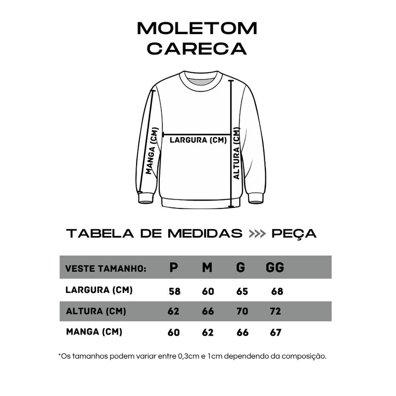 MOLETOM CARECA WOMAN - PRETO