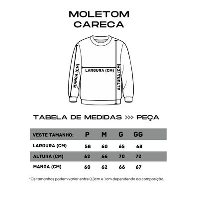 MOLETOM CARECA WOMAN - PRETO