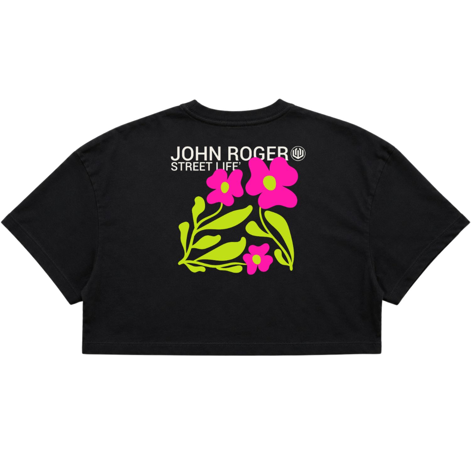 CROPPED OVERSIZED GARDEN - PRETO