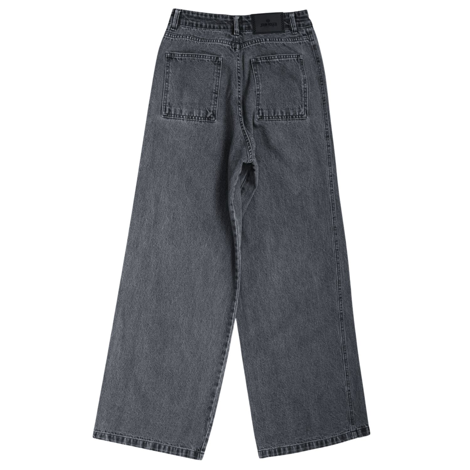 CALÇA FEMININA WIDE LEG JOHN ROGER - BLACK MARMORIZADA