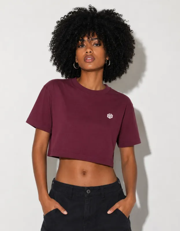 CROPPED OVERSIZED BASIC LIGHT JOHN ROGER LOGO JR - VINHO