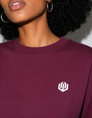 CROPPED OVERSIZED BASIC LIGHT JOHN ROGER LOGO JR - VINHO