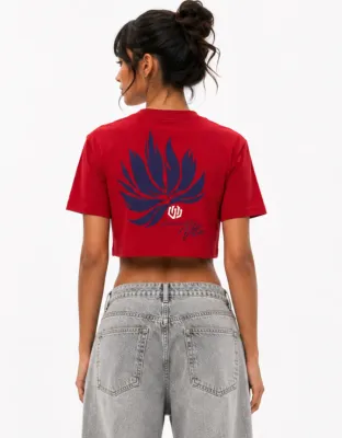 CROPPED OVERSIZED BASIC LIGHT LEAF JR - SUCRE