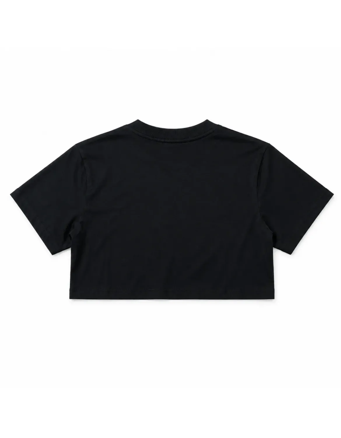 CROPPED OVERSIZED BASIC LIGHT SIGNATURE JR - PRETO
