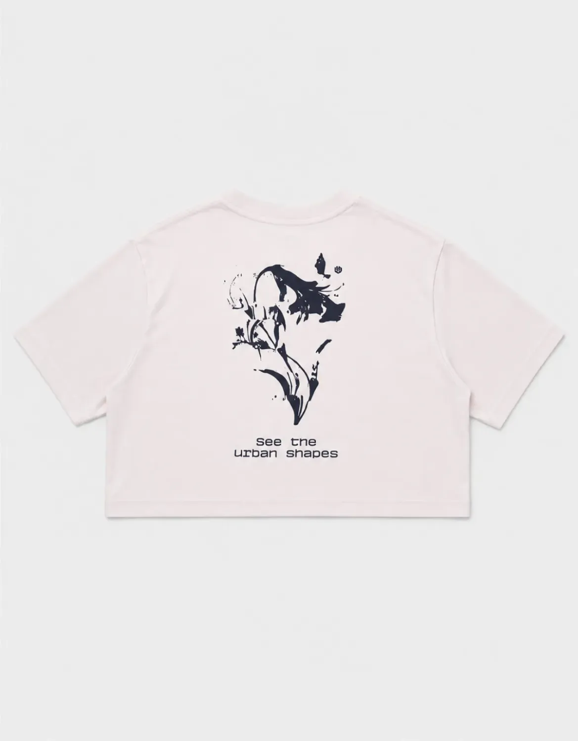 CROPPED OVERSIZED BASIC LIGHT GLITCH JR - CARMIM