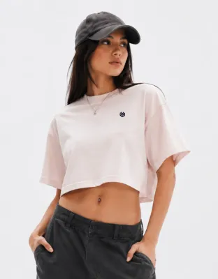 CROPPED OVERSIZED BASIC LIGHT JOHN ROGER LOGO - CARMIM