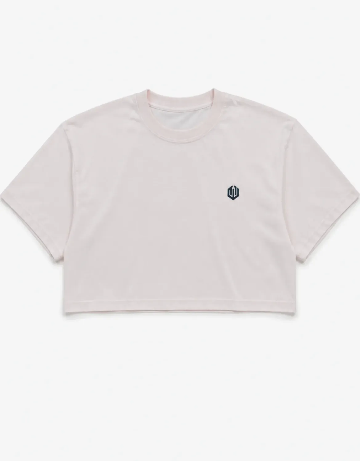CROPPED OVERSIZED BASIC LIGHT JOHN ROGER LOGO - CARMIM