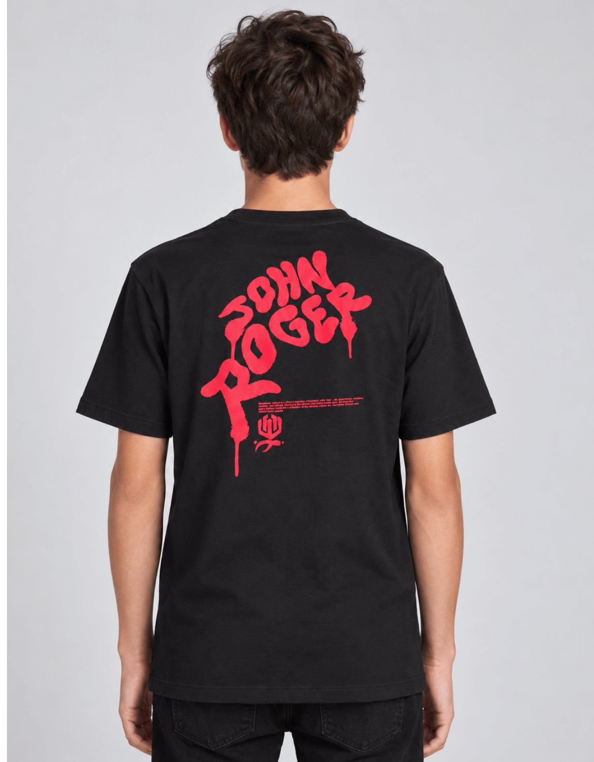 CAMISETA JUVENIL BASIC LIGHT UP - PRETO