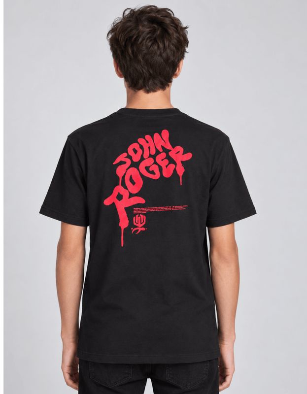 CAMISETA JUVENIL BASIC LIGHT UP - PRETO
