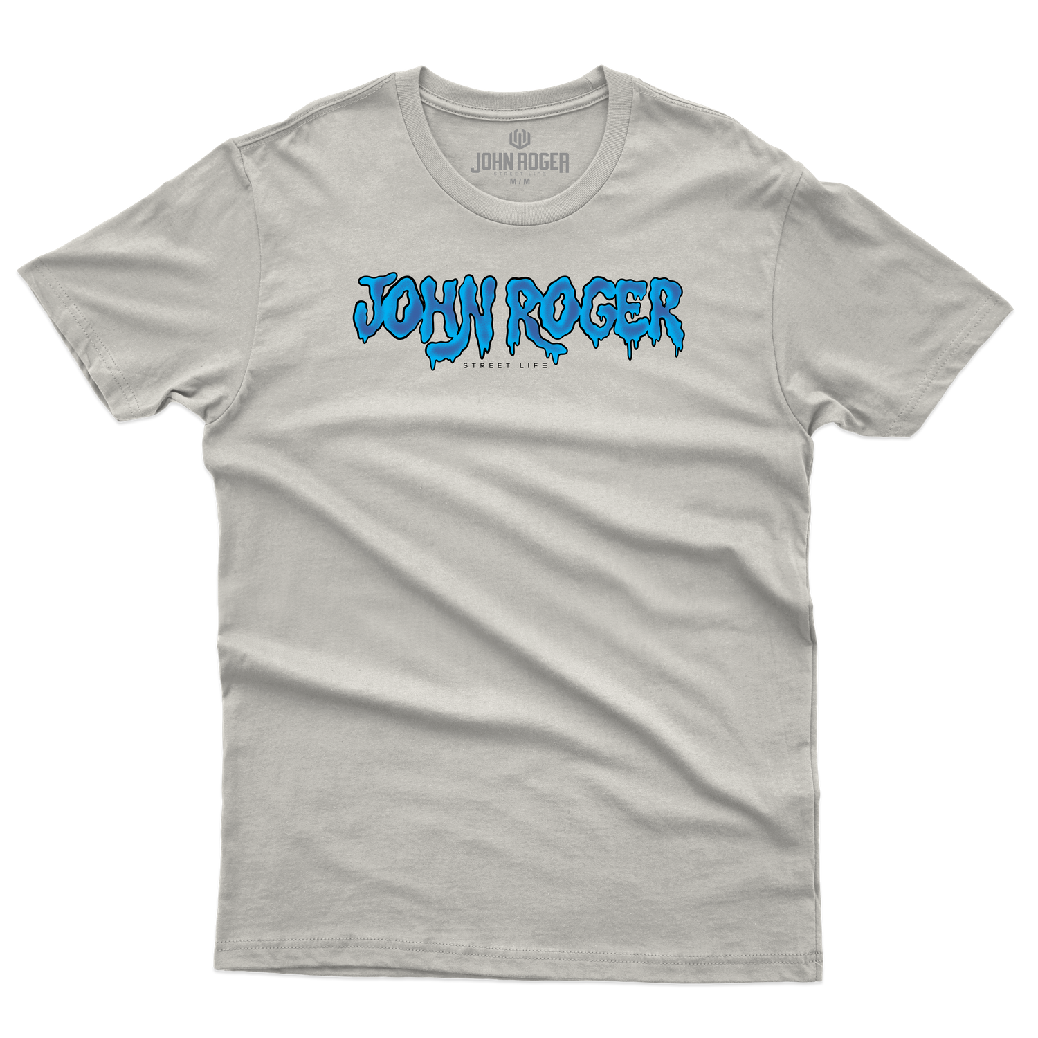 CAMISETA JUVENIL BASIC LIGHT DRIPPY - OFF WHITE