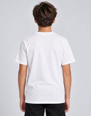 CAMISETA JUVENIL BASIC LIGHT DRIPPY - OFF WHITE