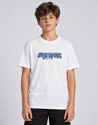 CAMISETA JUVENIL BASIC LIGHT DRIPPY - OFF WHITE