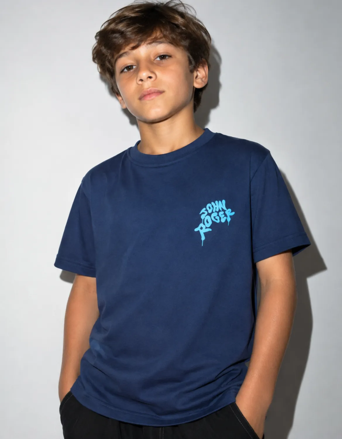CAMISETA JUVENIL BASIC LIGHT UP JR - MARINHO