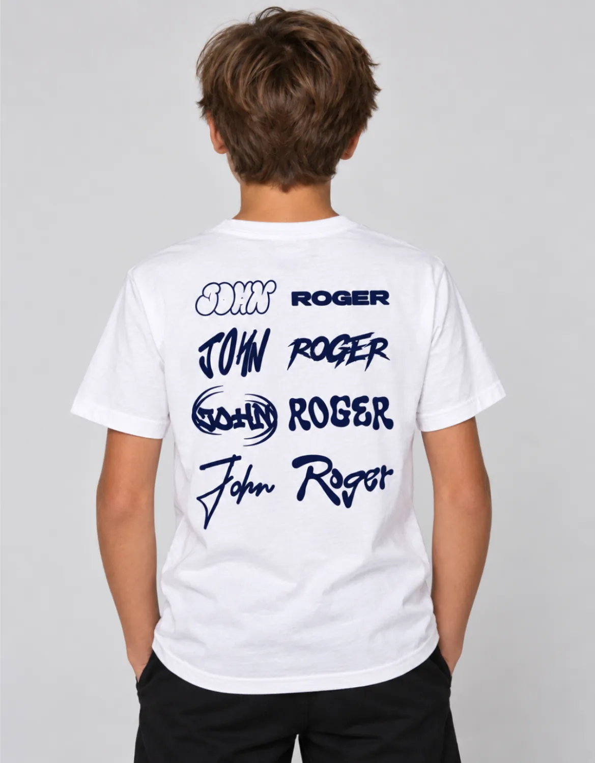 CAMISETA JUVENIL BASIC LIGHT TAGS JR - OFF WHITE