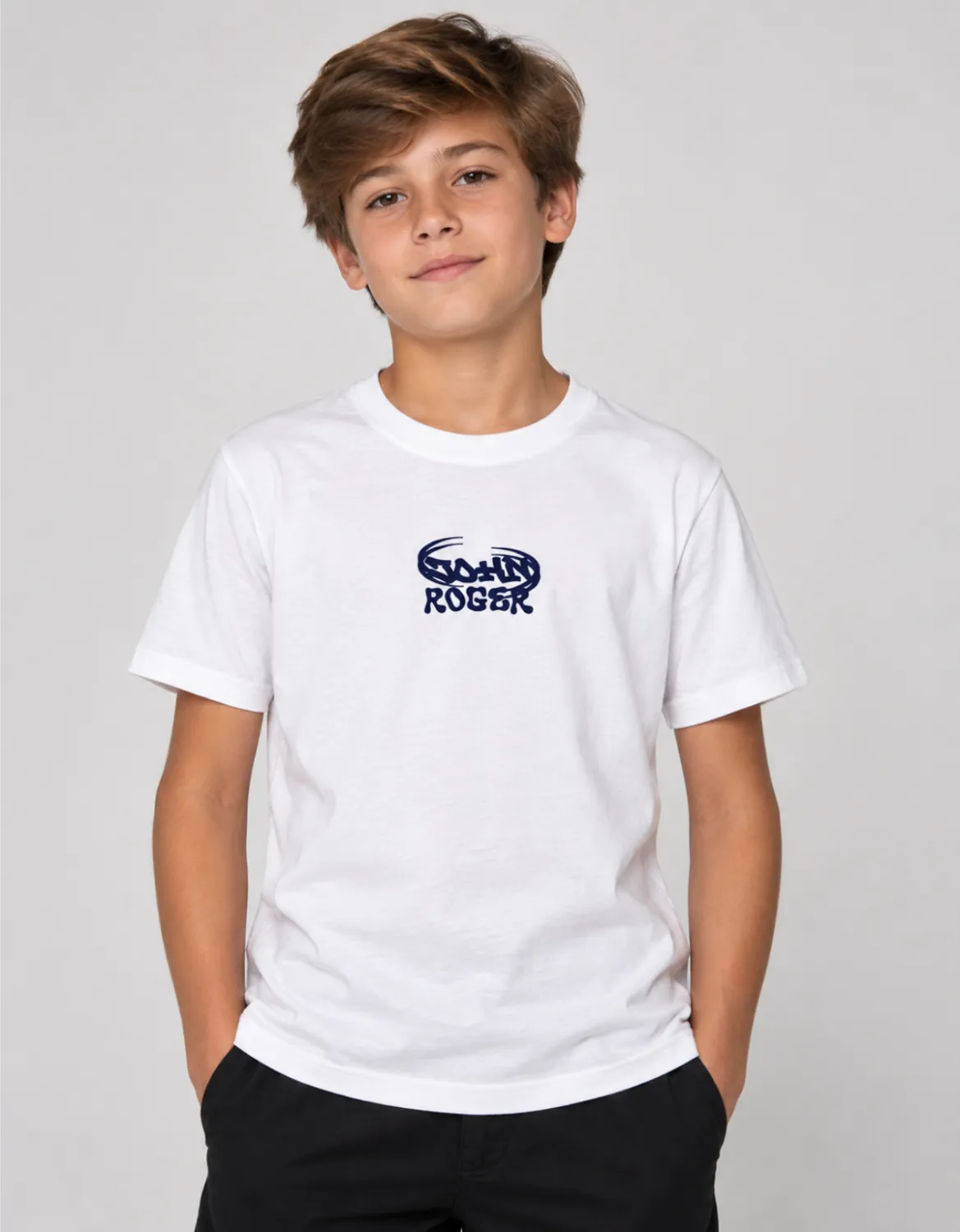 CAMISETA JUVENIL BASIC LIGHT TAGS JR - OFF WHITE