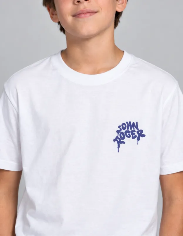 CAMISETA JUVENIL BASIC LIGHT UP - BRANCO