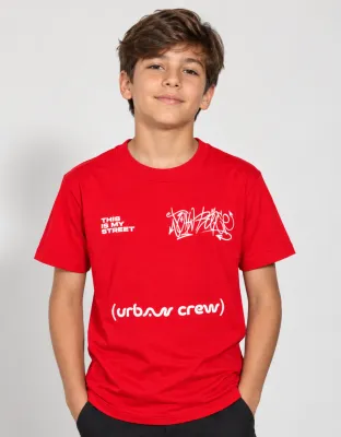 CAMISETA JUVENIL BASIC LIGHT CREW - SUCRE