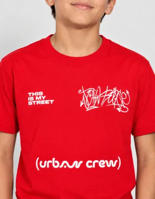 CAMISETA JUVENIL BASIC LIGHT CREW - SUCRE