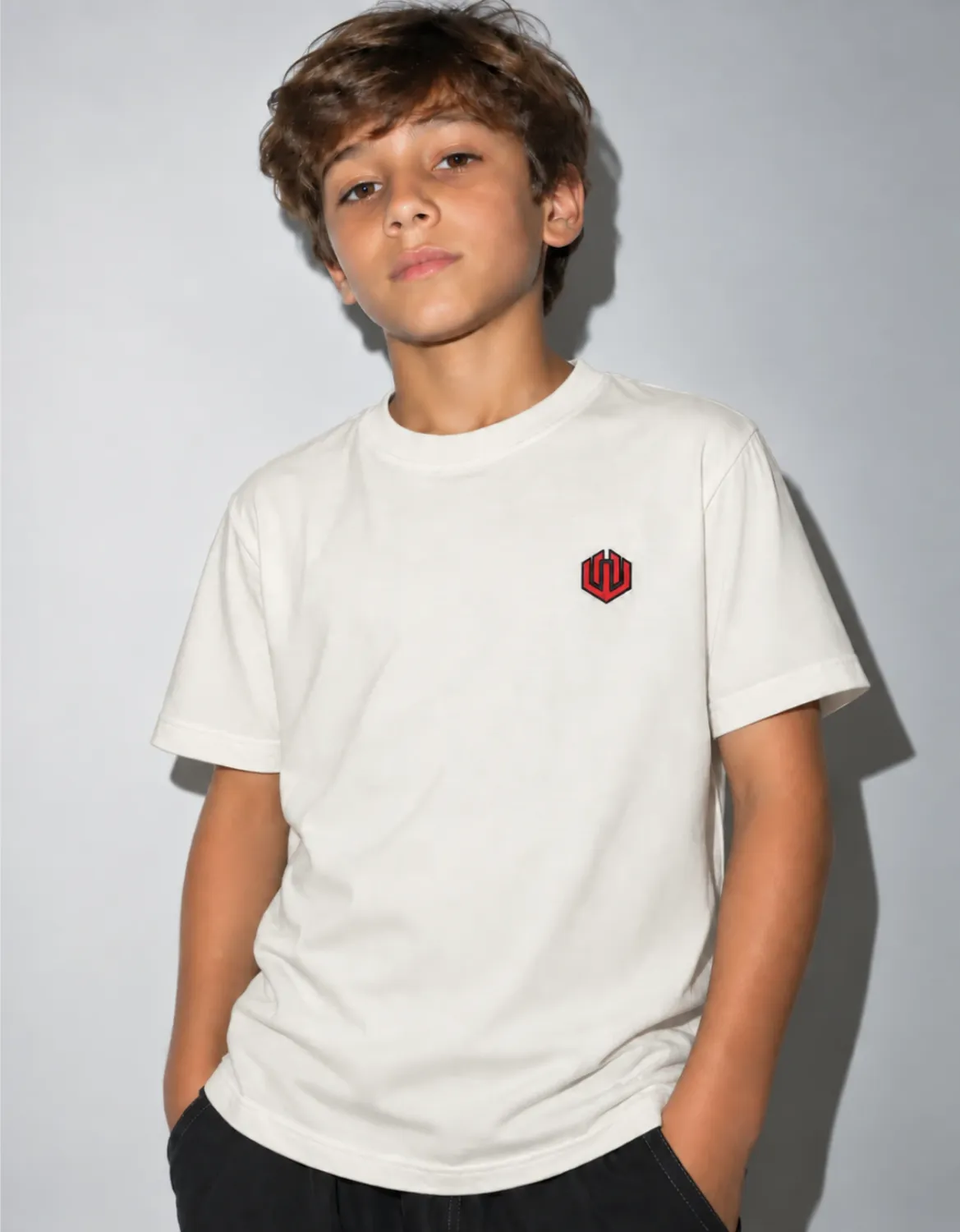 CAMISETA JUVENIL BASIC LIGHT GRAFITTI JR - OFF WHITE