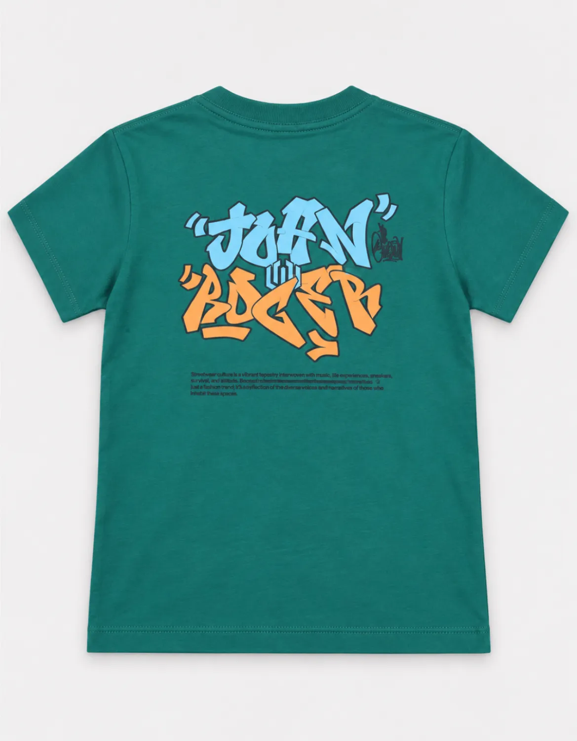 CAMISETA JUVENIL BASIC LIGHT GRAFITTI JR - FLORESTA