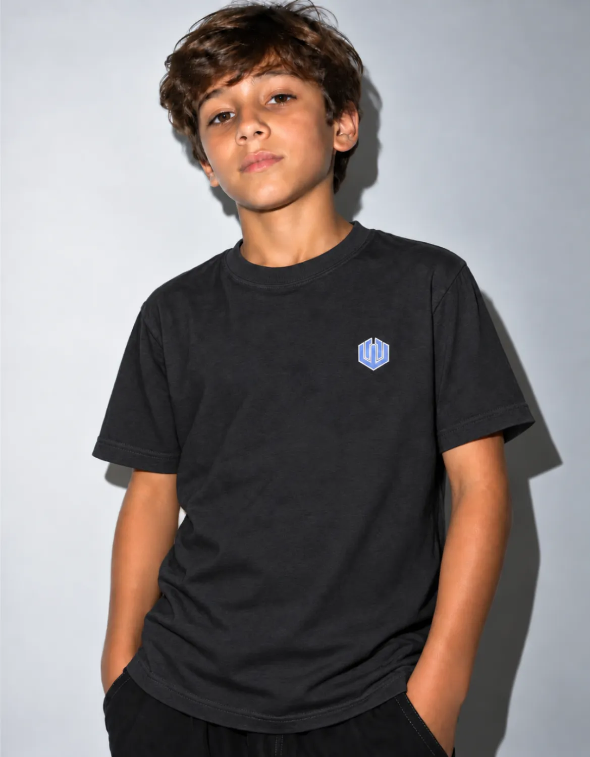 CAMISETA JUVENIL BASIC LIGHT GRAFITTI JR - PRETO