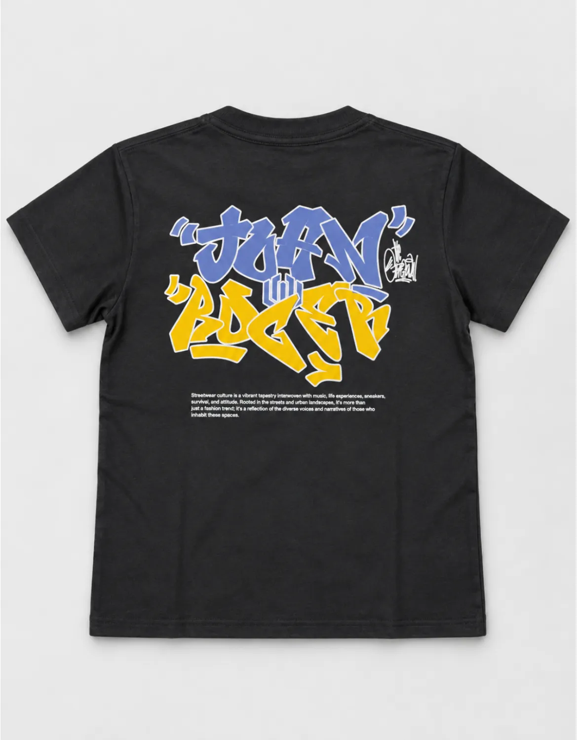 CAMISETA JUVENIL BASIC LIGHT GRAFITTI JR - PRETO