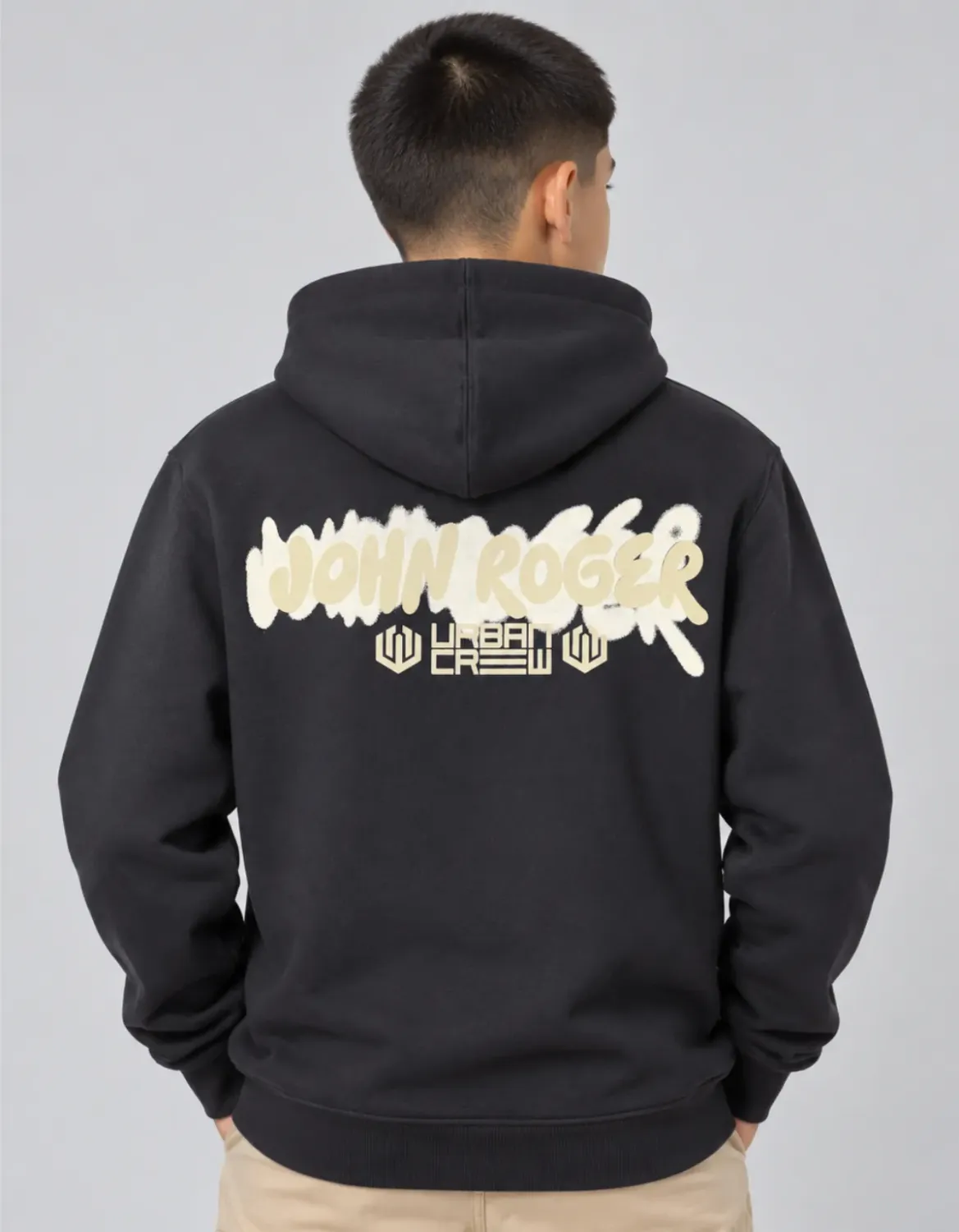 MOLETOM JUVENIL STREET LIFE - PRETO