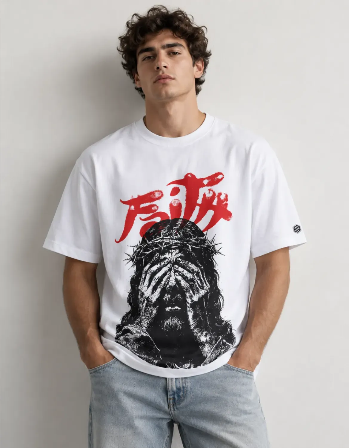 CAMISETA MALHÃO FAITH JR - BRANCO